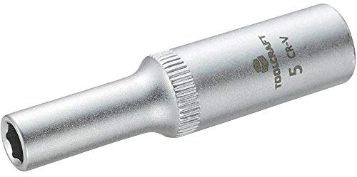 TOOLCRAFT Steckschluessel-Einsatz 6,3mm (1/4) 816093 Schluesselweite 5mm, 3 Stück