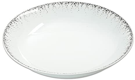 Table Passion - Plat rond creux Boréalis gris 29 cm