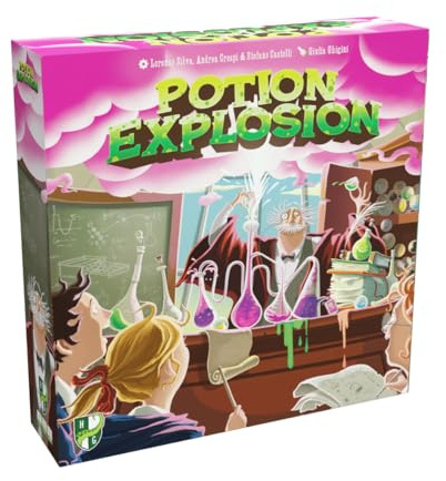 Horrible Guild Potion Explosion Board Game | Fun & Strategic Family Game for 2-4 Players | Ages 8+ | 30-45 Min Playtime English Version