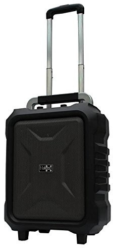 E-Lektron EL20-MB mobiles Soundsystem USB/Micro-SD Bluetooth Soundanlage Musikkoffer mit Akku …
