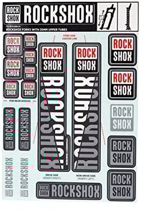 RockShox Unisex Felgenbänder-03054939 Felgenb nder, Weiß, 35mm Standrohre EU