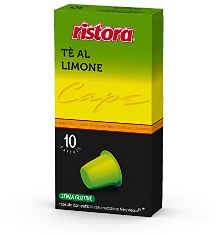 Capsule compatibili con Nespresso 120 capsule THE AL LIMONE RISTORA'