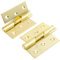Pair of Right Hand Brass Rising Butt Hinges | 75mm/3