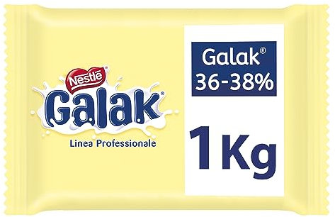 NESTLÉ GALAK PROFESSIONALE Cioccolato Bianco, Blocco 1kg
