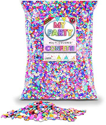 Festliche mexikanische Konfettitüte 1,2lbs544gr, Bulk Beutel, Perfekt für Geburtstagsfeiern, Pinata Füller, Ostereier (Cascarones), Wedding Toss, Fiesta Party Decor, Cinco de Mayo und vieles mehr!