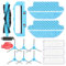 DingGreat Accesorio para Cecotec Conga 3490 3290 Robot Aspiradora, 1 Cepillo Principal, 6 Cepillos Laterales, 3 Filtros, 2 Paños de fregona, 1 Protector de Cepillo rodante, 2 Herramientas de Limpieza