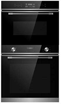Cookology TOF620SS 72L Built-In Electric Oven & 44L Compact Microwave Oven Pack