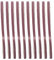 Bande Abrasive 9x533mm, Ensemble de Bandes Abrasives, Grains 40/60/80/100/120/150/180 Bande de Ponceuse pour le Ponçage, le Polissage et le Dépoussiérage, Idéale pour le Bois 10 pièces