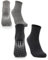 Occulto Damen Stoppersocken 80% Baumwolle 2-4 Paar (Modell: Madeleine) 2 Paar|Schwarz,Grau 35-38