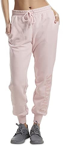Spalding Damen Activewear Heritage French Terry Jogger Trainingshose, Pink Clay, X-Klein