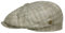 Zechbauer Palico Karierte Newsboy Cap aus sommerlicher Seide und feiner Schurwolle - Hellbraun (2962) - 60,5 cm (60)