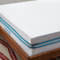 Linenspa Topper Matrimoniale, alto 10 cm | Correttore materasso in Memory Foam con Gel e fodera lavabile con cerniera | Oeko-Tex | 150 x 190 cm