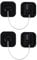 Geliking 2 Pcs Password Fridge Lock, Children Safety Refrigerator Door Lock, Cabinet Lock, Kids Security Window Lock with Strong Adhesive (Black)