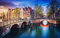 LHJOYSP 3D Puzzle Allianz Arena 1000 Teile City Lights Frühling Amsterdam Strait Holland Bridge Fahrrad 75x50cm