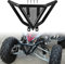 KATIMOTO Frontstoßstange für Yamaha Raptor 700 700R 2006–2025, schwarzes Eisen, Frontstoßstangenschutz, Bürstenschutz, Schutz-Kit für Yamaha Raptor YFM 700 / 700R 700R SE 2006–2025, Zubehör