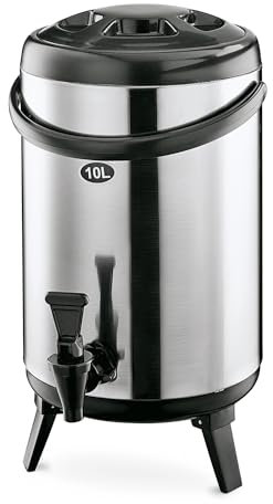 ich-zapfe Recipiente con Grifo, contenedor isotermico de Bebidas - 10 L