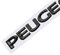 GRFIT Auto Schriftzug Deko Logo Veloce, für Peugeot 107 206 207 208 308 307 407 508 2008 3008 Ersatz 3D Auto Aufkleber Logo,Black