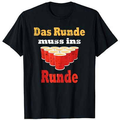 Beerpong Herren Bier Pong Bierpong T-Shirt