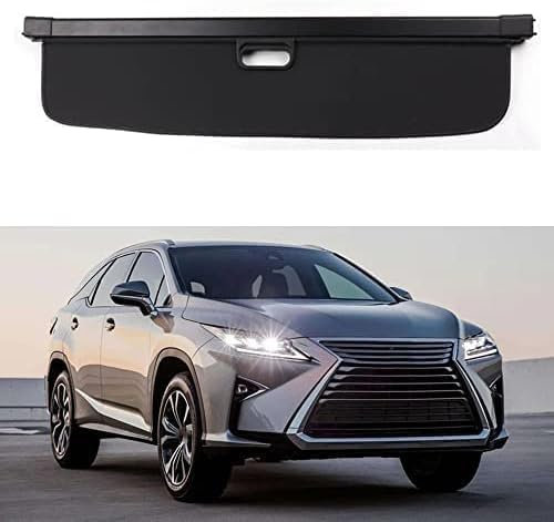 Auto Einziehbare Laderaumabdeckung für Lexus RX300 RX450h 2016-2022, Ausziehbar Kofferraumabdeckung Rollo Kofferraum Abdeckung Ablagen Schutz Privatsphäre Auto ZubehöR