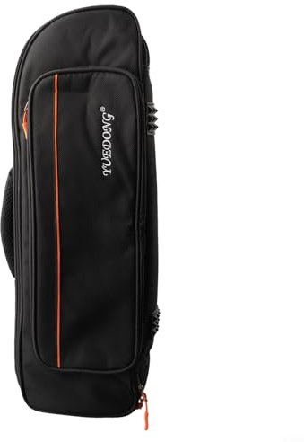 Bolsa de transporte portátil para trompeta, funda impermeable de tela Oxford para trompeta, bolsa de almacenamiento de instrumentos duradera con asa y correa ajustable