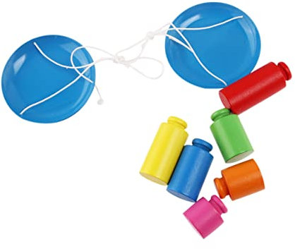 SAFIGLE Holz-Balance-Waage Spielzeug Für Junge Mädchen Mit Bunten Gewichten Lernspielzeug Balance-Theorie Und Praktischen Fähigkeiten Für Jungen Und Mädchen Ab Jahren