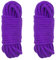 2 Piezas Cordón Retorcido de Algodón Grueso, 10 Metros de Largo, 6 mm de Espesor, Cuerda Trenzada para Tender Ropa, para Acampar, Jardinería, Canotaje, Tirar de la Cuerda, Mascota, Escalada (Púrpura)