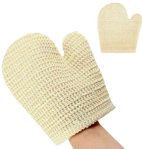 Vision4ever 1Pcs Exfoliating Wash Mitt Glove Scrub Bath Shower Body Beauty Skin Scrubbing Hand Mittens Spa Massage Unisex