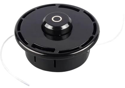 Pamtns Cabezal Desbrozadora Universal Cabezal de Hilo M10 x 1,25 Izquierdo Cabezal de Corte Cabezal de Bobina de Desbrozadora Accesorios Desbrozadora de Doble Hilo de Nailon para Desbrozadora de Jardí