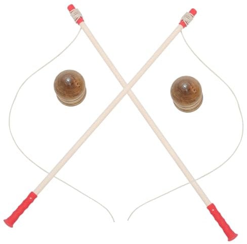 CIYODO 2 Sets Kreisel Kinderkreisel Kinder Holzkreisel Massivholzkreisel Erwachsene Kreisel Traditioneller Holzkreisel Holzkreisel Kinderspielzeug Holz