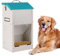 Alimentatore a Gravità Zincato per Cani, Distributore di Cibo per Cani Di Razza, Alimentatore di Cibo a Gravità per Animali Domestici All'Aperto da 7,5 Libbre
