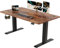 Devoko Höhenverstellbarer Schreibtisch 120 x 60 cm mit Kabelwanne, Elektrisch Höhenverstellbarer Stabiler Stehpult, Computertisch 2-Funktions-Memory, Ergonomischer Steh-Sitz Tisch (Vintage-Braun)