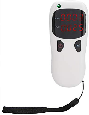 Tragbarer Detektor für den Innenbereich, Formaldehyd-Heimqualität, Digitaler Hand-Formaldehyd-Tester, HCHO-Messgerät, TVOC-Monitor, Professioneller Pm 2,5