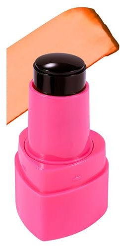 Blush Stick für Lippen und Wangen, Langanhaltendes Milk-Make-up-Gelee-Rouge, Kühlendes Wasser Gelee-Tönungs Herz-Rouge für Reife Haut, Gelee Tönungsstift, Transparentes Lippen Gelee Rouge(#05 Ahoy)