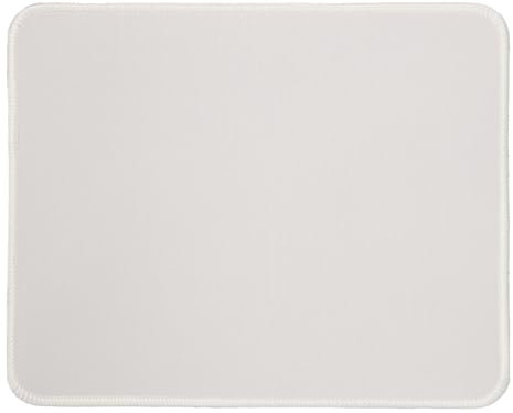 Kriture Tapis de Souris avec Bords Cousus, Base en Caoutchouc Antidérapante, Tapis de Souris Premium-Texturé et Imperméable pour Ordinateurs, Ordinateur Portable, Bureau et Maison, 260x210x3mm, Blanc