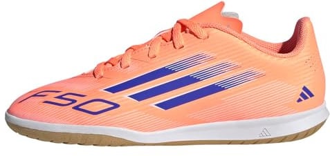 adidas Unisex Kids F50 Club Kids IN Fußballschuh Beam Orange/Lucid Blue/Cloud White 34