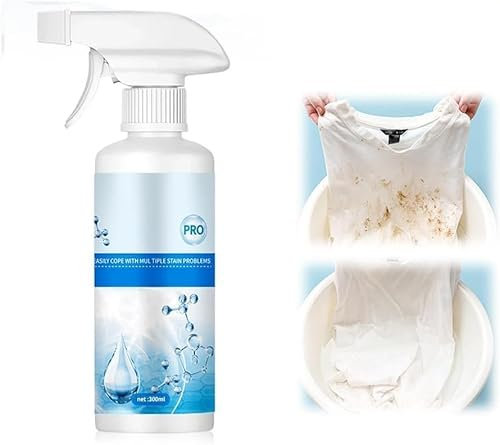 2025 Nuevo removedor de manchas de Sowhatahow, quitamanchas de ropa, limpieza profunda, limpiador de manchas de 300 ml, puede eliminar manchas negras, manchas de sangre, manchas de aceite, manchas de
