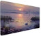 Blanc Grand Tapis de Souris 120 x 60 cm, Étanche Tapis de Souris Gamer Paysage Mouse Pad Base en Caoutchouc Antidérapant Surface Mousepad Bords Cousus Accessoire Bureau pour Gamer, Bureau -ly25052H