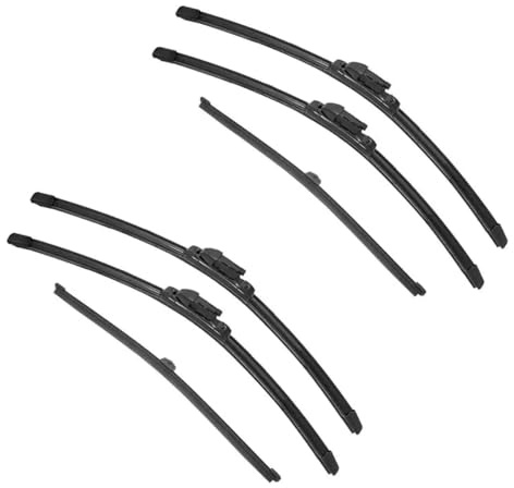ahhccne Limpiaparabrisas para BMW X1 F48 2015-2020, Escobillas limpiaparabrisas Delanteras y traseras