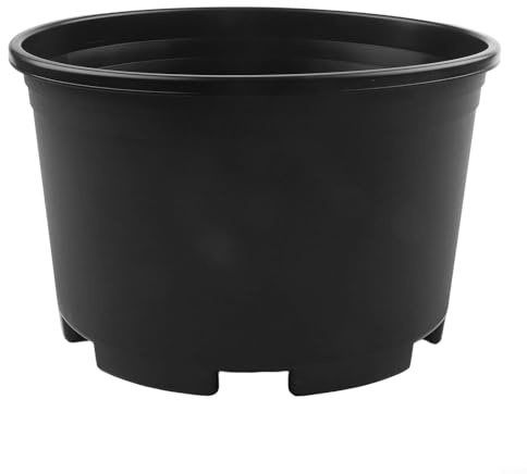 Große runde Kunststoff-Anzuchttöpfe für gesunde Pflanzen, intelligentes Entwässerungssystem für Gartenarbeiten im Freien (30 cm)