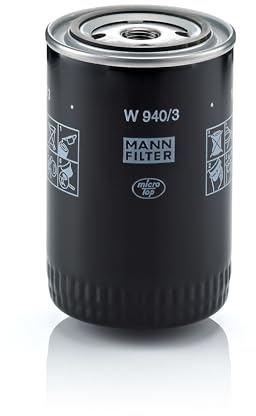 MANN-FILTER, W 940/3 Oil Filter | For Passenger Cars, Highest Filtration Performance, Engine Protection, High Quality Sealing, True OE Engineering