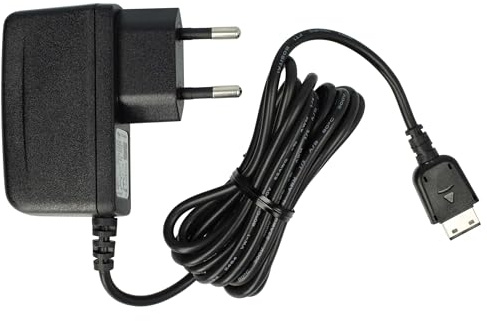 vhbw Ladegerät kompatibel mit Samsung J150 | J200, i780, J210, i8510 Omnia, J700, i900 OMNIA, J800, L400, L600, L700 Handy, Telefon