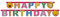 Amscan - 551963 - Partykette HAPPY BIRTHDAY Smiley Comic - 180 x 15 cm