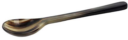 PureNature Eierlöffel aus Horn, ca. 12 cm lang