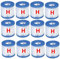 Intex Filterkartuschen, Ming, Packung mit 12