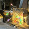 hellum Lichterkette 40 LED bunt Lauflicht Funktionsregler Trafo 10 m Zuleitung 5,85 m Lichtlänge Deko Party Indoor 560473