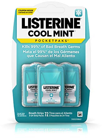 Listerine Pocket Paks Cool Mint 72's