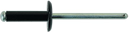 Connect 32892 Large Flange Black Rivets 4.8mm x 14mm 100pc