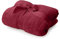 Lumaland Kuscheldecke 220x240cm aus herrlich kuscheligem 100% Coral Fleece | Warme & atmungsaktive Sofadecke aus besonders weichen Fasern zum Entspannen drinnen oder draussen [Bordeaux]