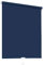 Springrollo Mittelzugrollo Schnapprollo Fenster Rollo Vorhang 16 Farben Breite 62-242 cm Höhe 160 und 230 cm blickdicht lichtdurchlässig Sonnenschutz Sichtschutz Blendschutz (162 x 160 cm Dunkelblau)
