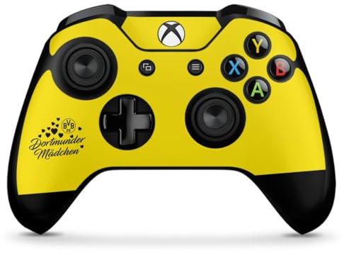 DeinDesign Skin kompatibel mit Microsoft Xbox One X Controller Folie Sticker BVB Borussia Dortmund Dortmunder Mädchen